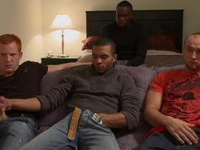 Porn night with the guys - part 1